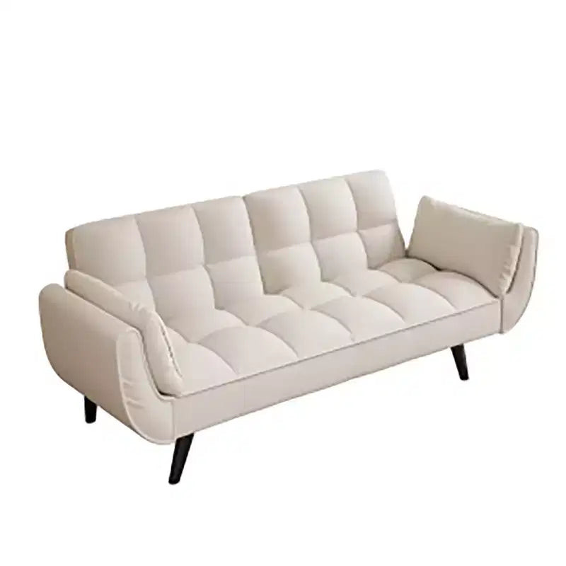 Canapé de salon, canapé de 57 po avec deux accoudoirs, coussin de dossier touffeté, canapé confortable pour appartement, chambre à coucher, petit espace