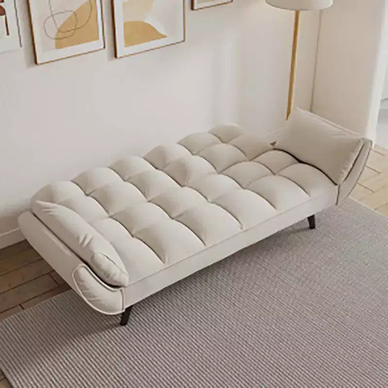 Canapé de salon, canapé de 57 po avec deux accoudoirs, coussin de dossier touffeté, canapé confortable pour appartement, chambre à coucher, petit espace