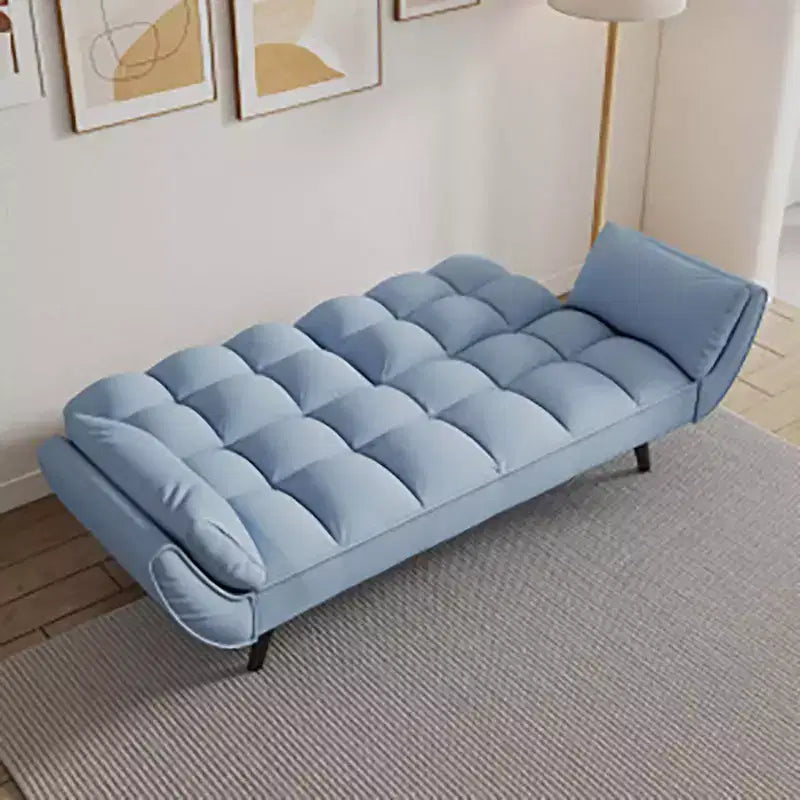 Canapé de salon, canapé de 57 po avec deux accoudoirs, coussin de dossier touffeté, canapé confortable pour appartement, chambre à coucher, petit espace
