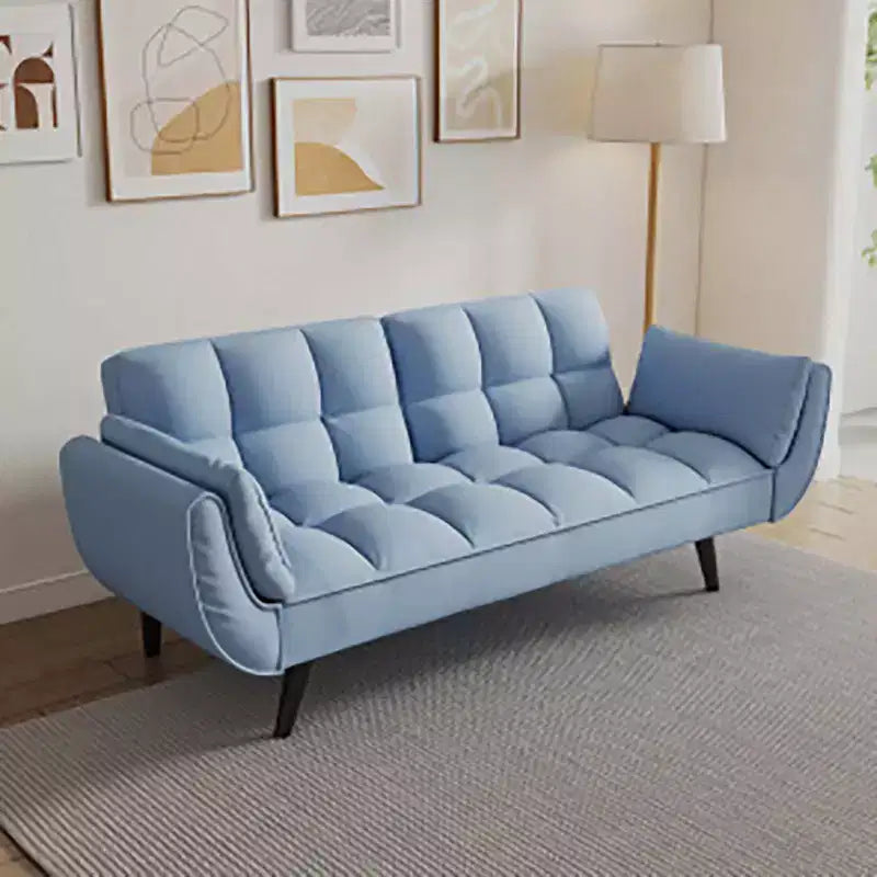 Canapé de salon, canapé de 57 po avec deux accoudoirs, coussin de dossier touffeté, canapé confortable pour appartement, chambre à coucher, petit espace