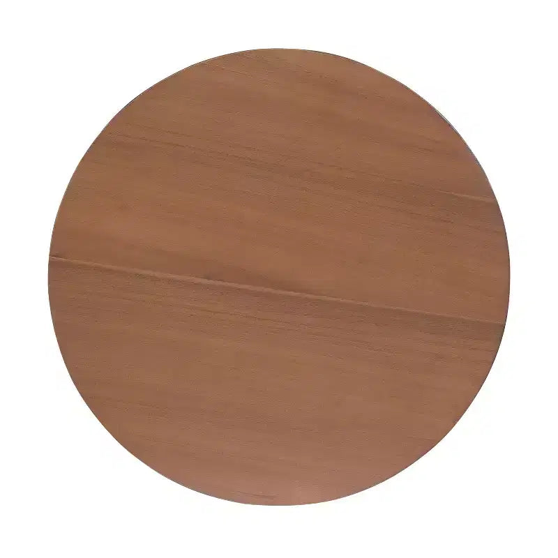 TABLE BASSE EN BOIS MASSIF D'ACACIA, COULEUR NATURELLE ET NOIRE