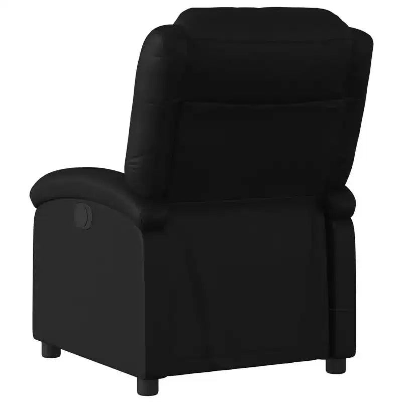 Fauteuil Inclinable de Massage Simili Cuir Noir, Métal, Contreplaqué, Individuel