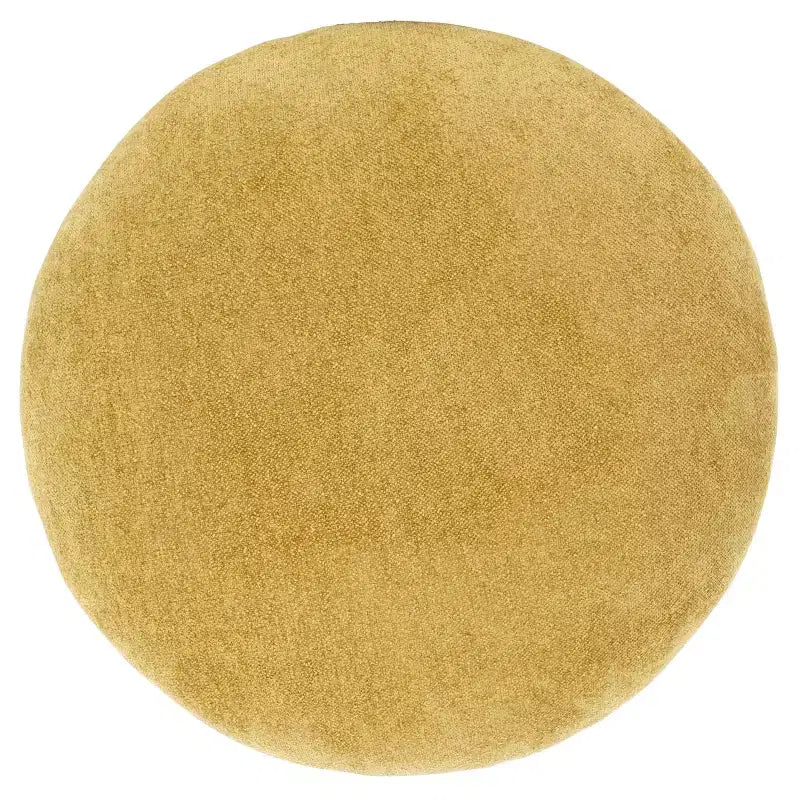 Pouf rond - Moutarde