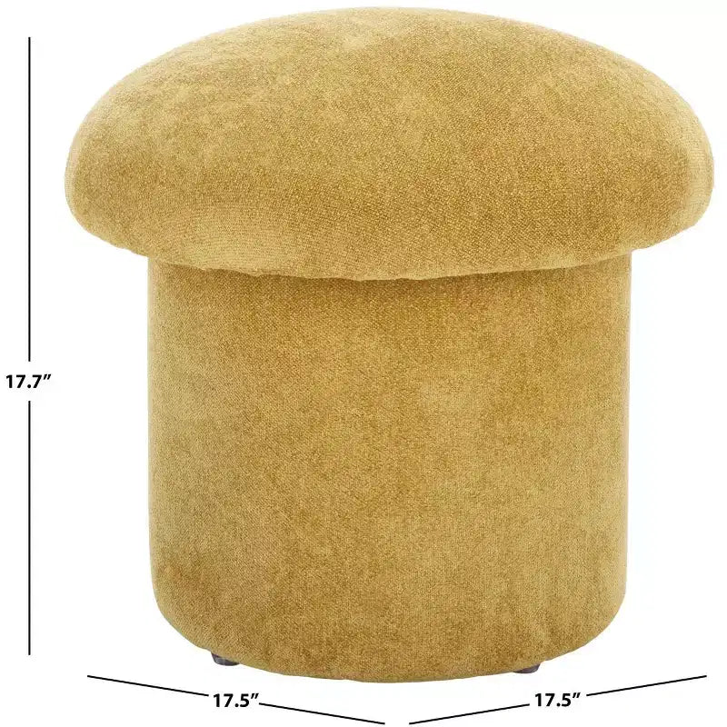 Pouf rond - Moutarde
