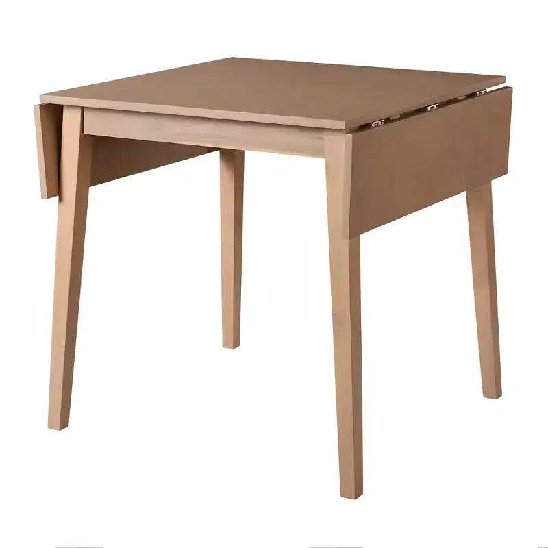 Ensemble de salle à manger 3 pièces extensible avec abattants et chaises rembourrées