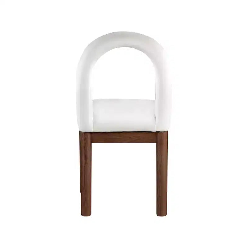 Chaise de salle à manger en velours Conrad