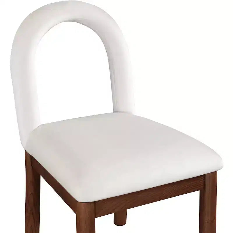 Chaise de salle à manger en velours Conrad