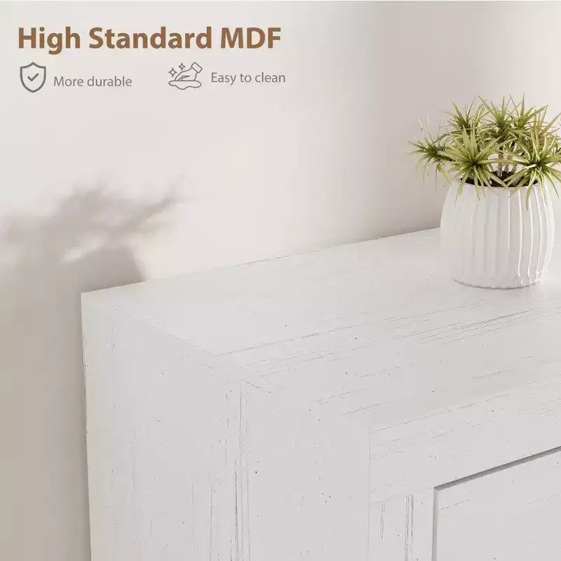 Meuble TV de ferme 70.1, Console média avec tiroirs de rangement et étagère ouverte pour salon, chambre à coucher
