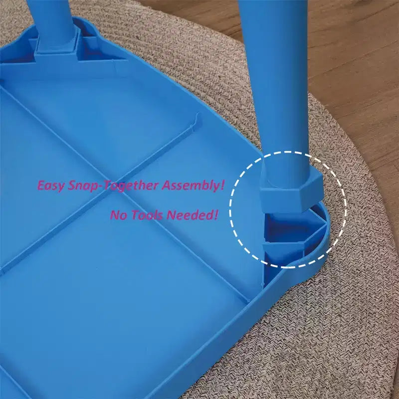 Table d'activités rectangulaire en plastique de haute qualité pour enfants, adaptée à l'école et à la maison