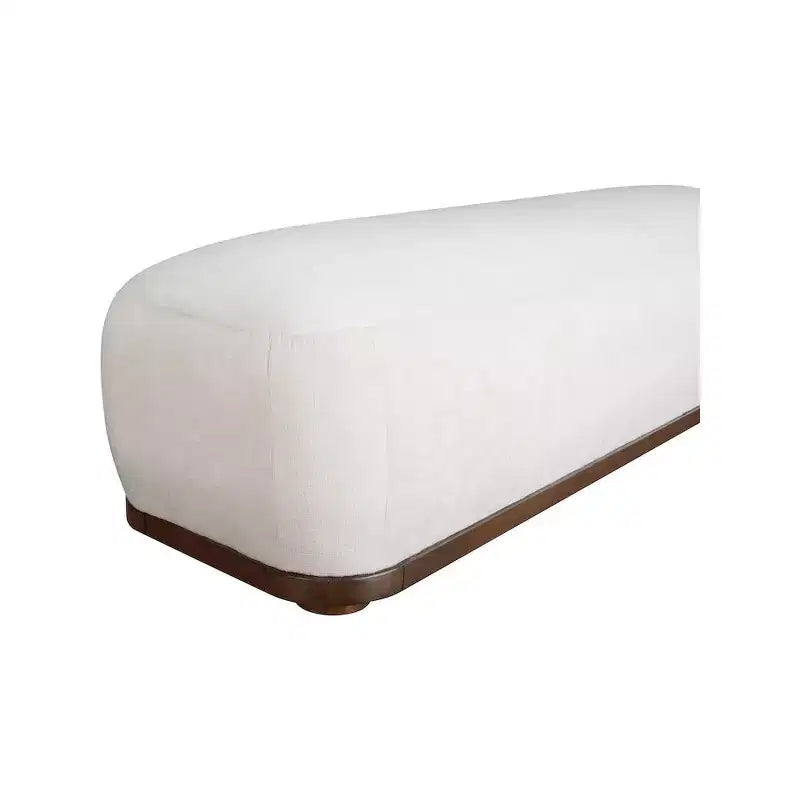 Banc Calum en tissu chenille