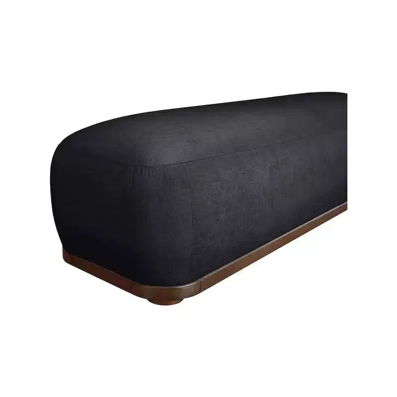 Banc Calum en tissu chenille