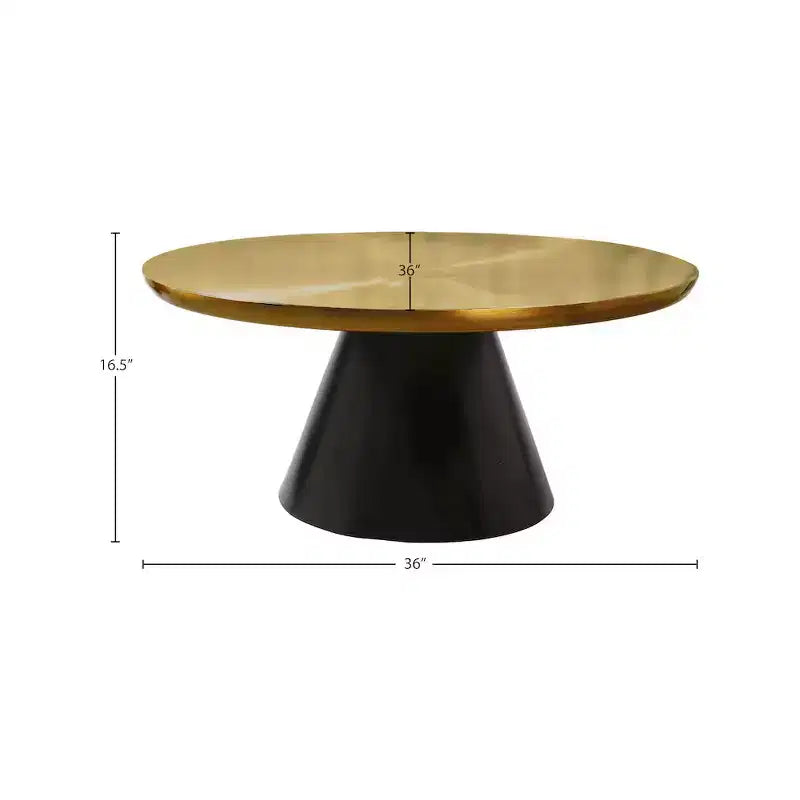 Table basse Martini Gold en fer