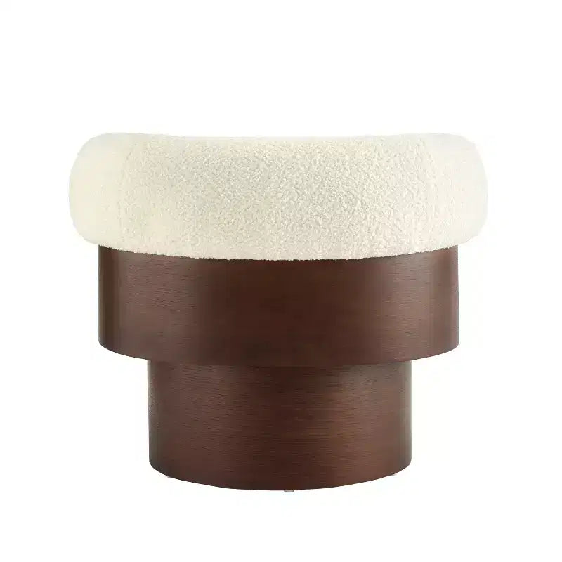 Fauteuil pivotant à 360°, fauteuil baril, fauteuil simple, fauteuil club rembourré, fauteuil de salon