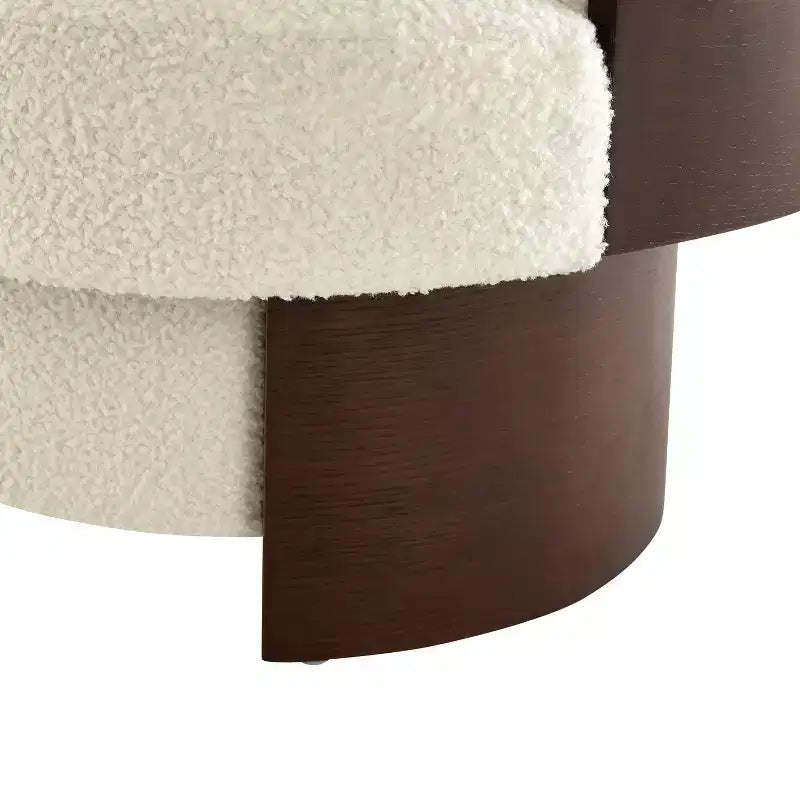 Fauteuil pivotant à 360°, fauteuil baril, fauteuil simple, fauteuil club rembourré, fauteuil de salon