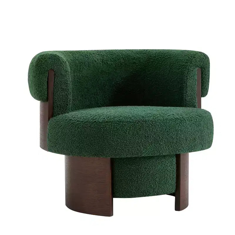 Fauteuil pivotant à 360°, fauteuil baril, fauteuil simple, fauteuil club rembourré, fauteuil de salon