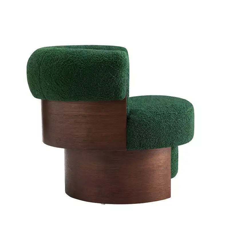 Fauteuil pivotant à 360°, fauteuil baril, fauteuil simple, fauteuil club rembourré, fauteuil de salon