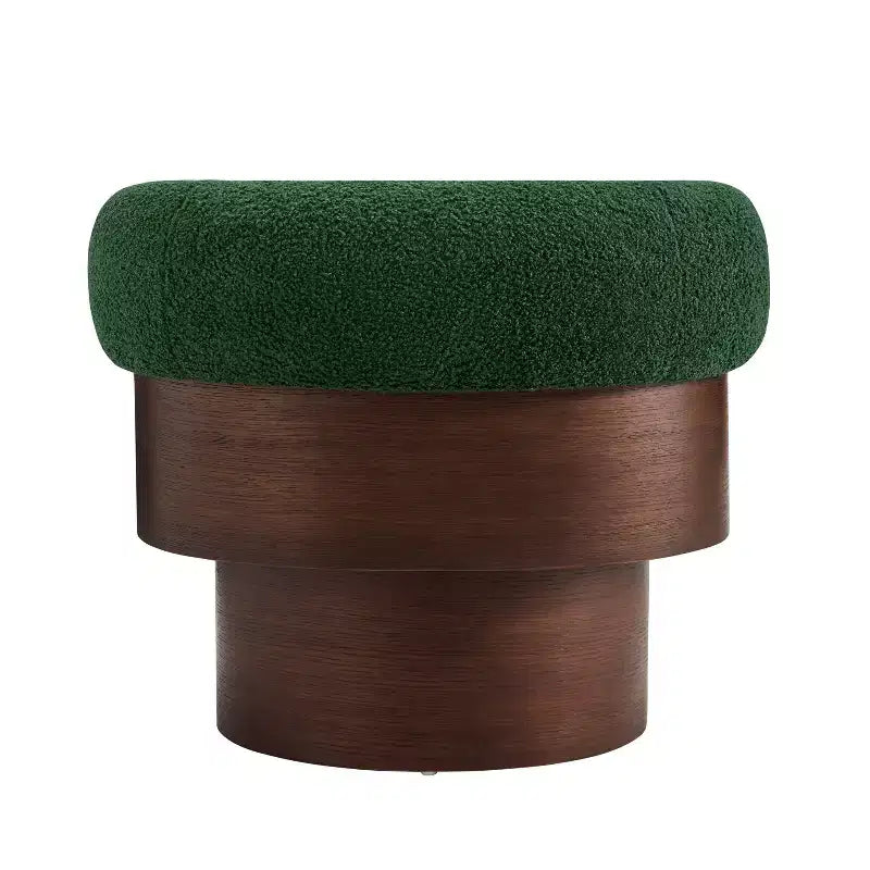 Fauteuil pivotant à 360°, fauteuil baril, fauteuil simple, fauteuil club rembourré, fauteuil de salon