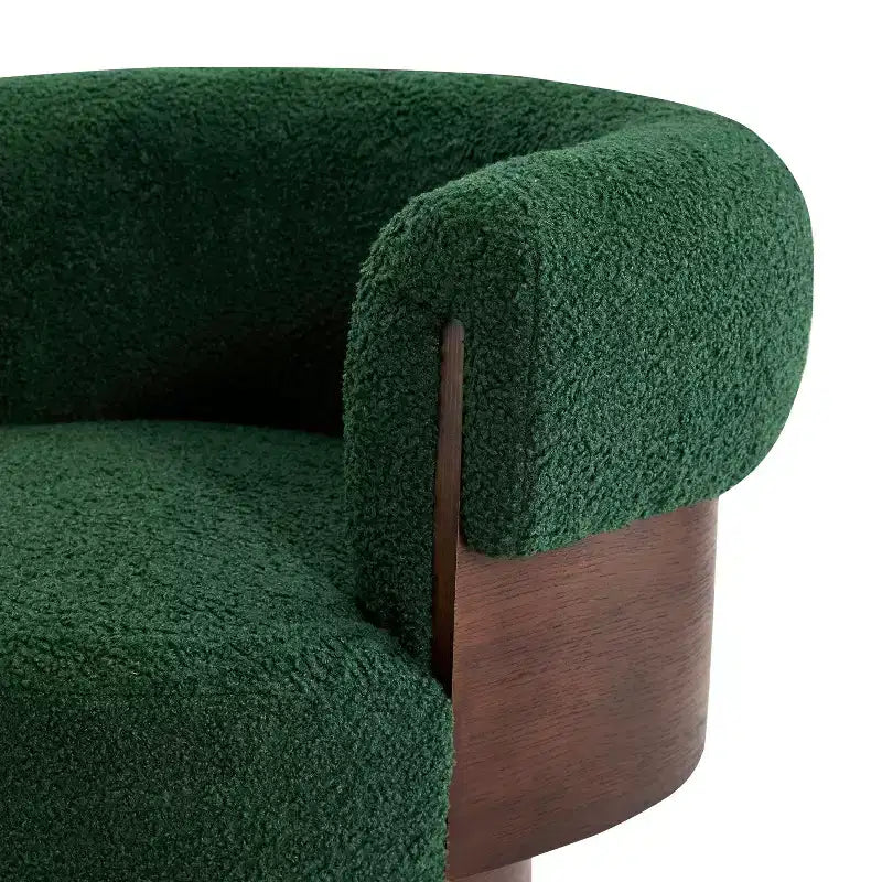 Fauteuil pivotant à 360°, fauteuil baril, fauteuil simple, fauteuil club rembourré, fauteuil de salon