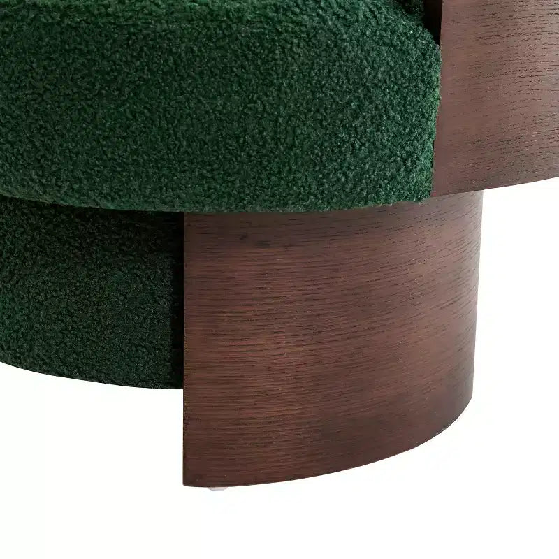 Fauteuil pivotant à 360°, fauteuil baril, fauteuil simple, fauteuil club rembourré, fauteuil de salon