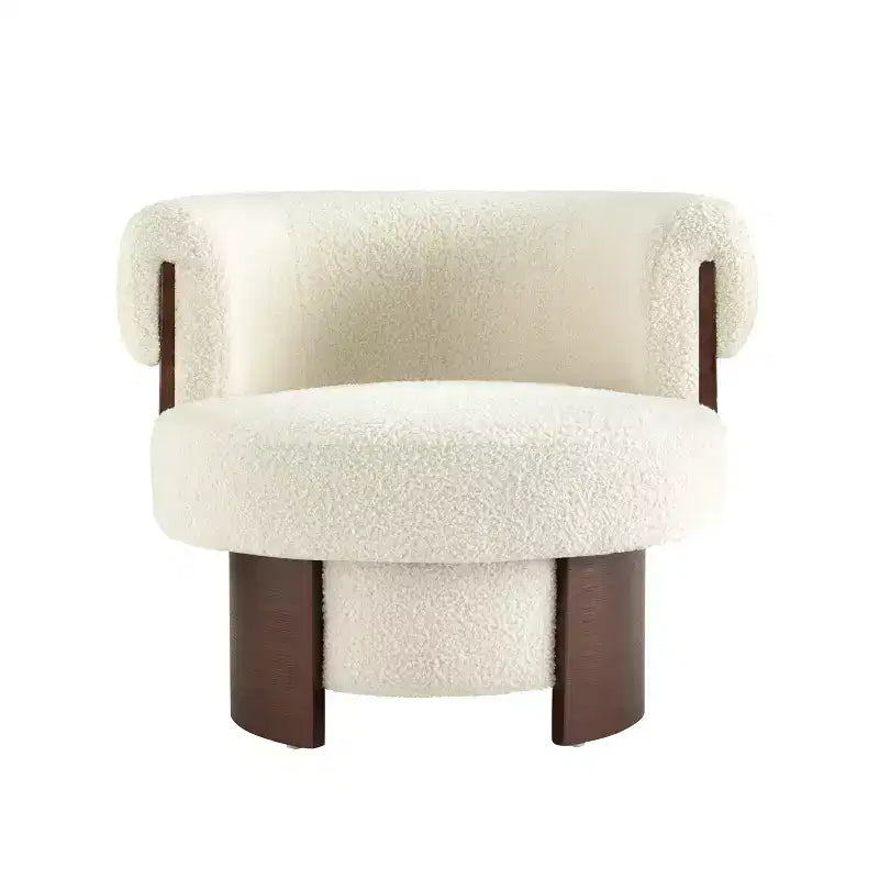 Fauteuil pivotant à 360°, fauteuil baril, fauteuil simple, fauteuil club rembourré, fauteuil de salon