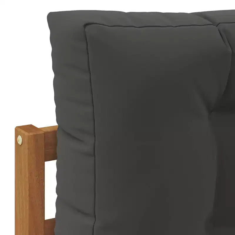Canapé d'extérieur avec coussin naturel 45,28 x 32,68 x 28,74 po
