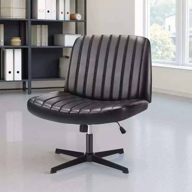 Chaise ergonomique avec assise large et coussin moelleux en éponge haute densité