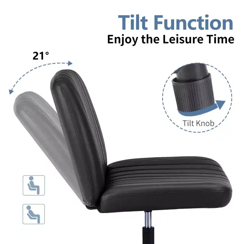 Chaise ergonomique avec assise large et coussin moelleux en éponge haute densité