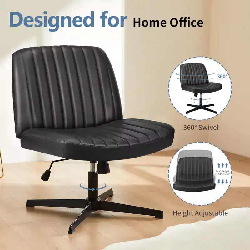 Chaise ergonomique avec assise large et coussin moelleux en éponge haute densité