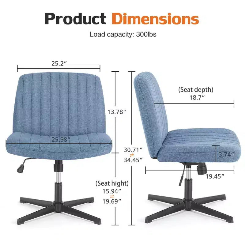 Chaise ergonomique avec assise large et coussin moelleux en éponge haute densité