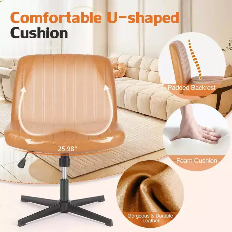 Chaise ergonomique avec assise large et coussin moelleux en éponge haute densité