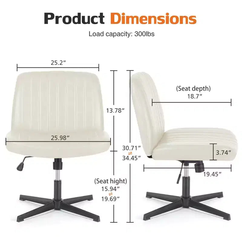 Chaise ergonomique avec assise large et coussin moelleux en éponge haute densité