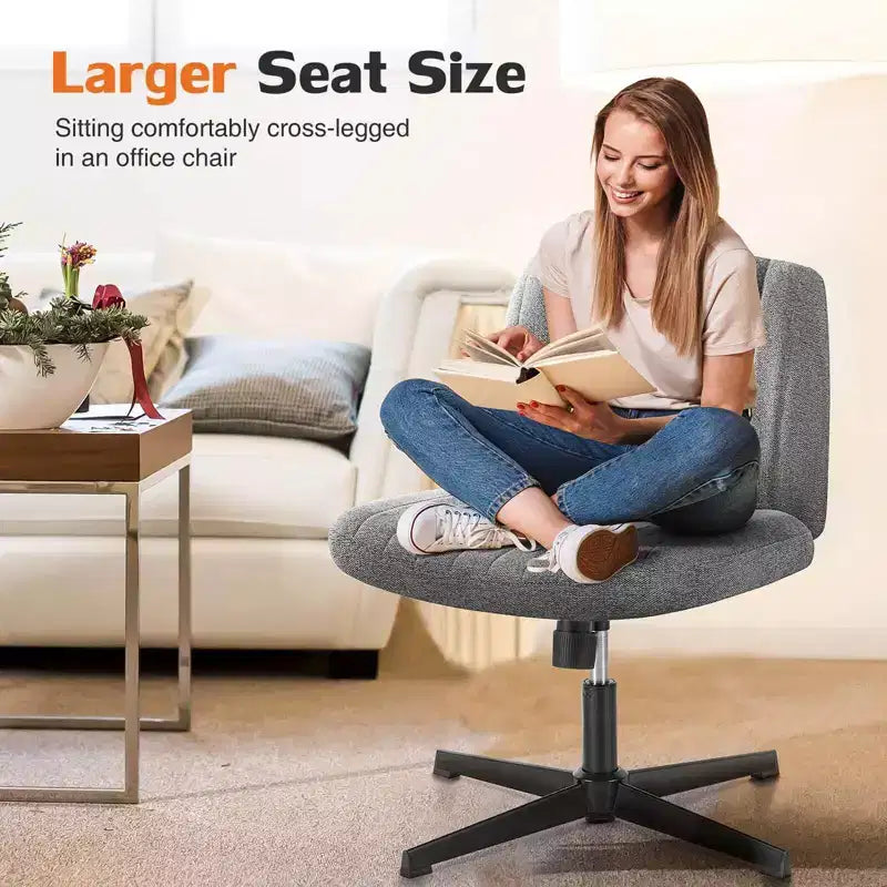 Chaise ergonomique avec assise large et coussin moelleux en éponge haute densité