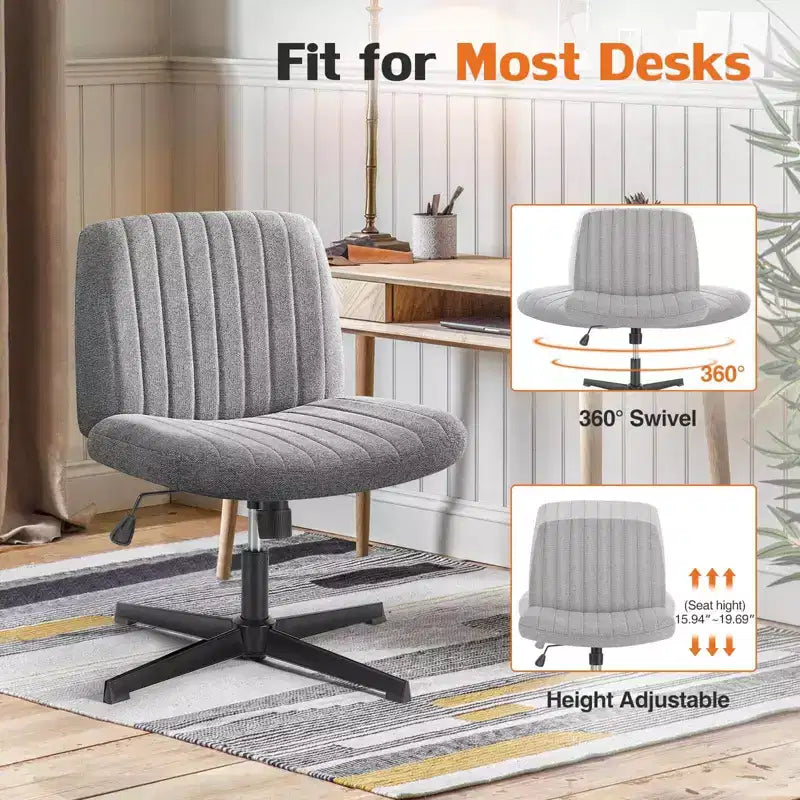Chaise ergonomique avec assise large et coussin moelleux en éponge haute densité