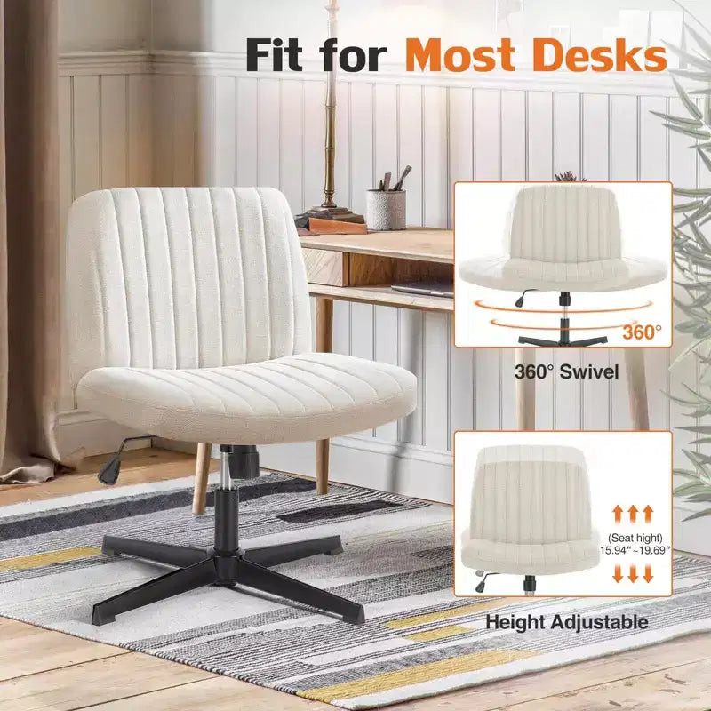 Chaise ergonomique avec assise large et coussin moelleux en éponge haute densité