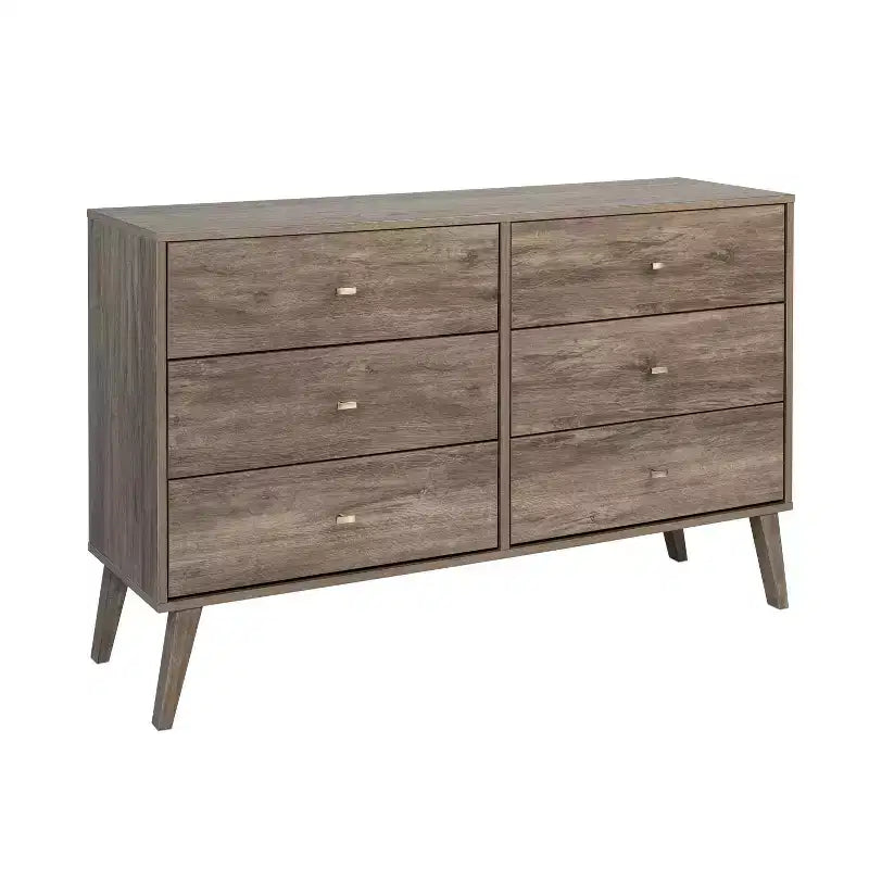 Commode Mid-Century Moderne à 6 tiroirs