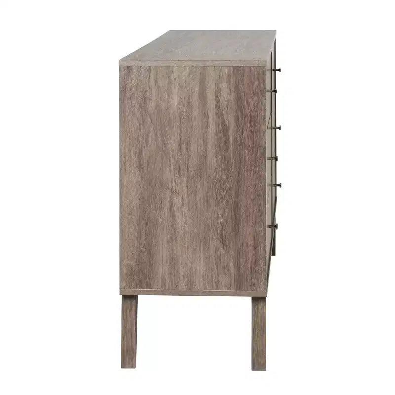 Commode Mid-Century Moderne à 6 tiroirs