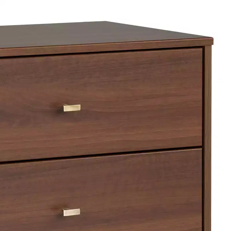 Commode Mid-Century Moderne à 6 tiroirs