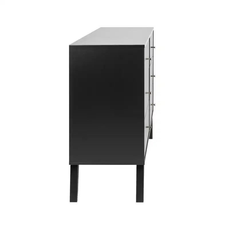 Commode Mid-Century Moderne à 6 tiroirs